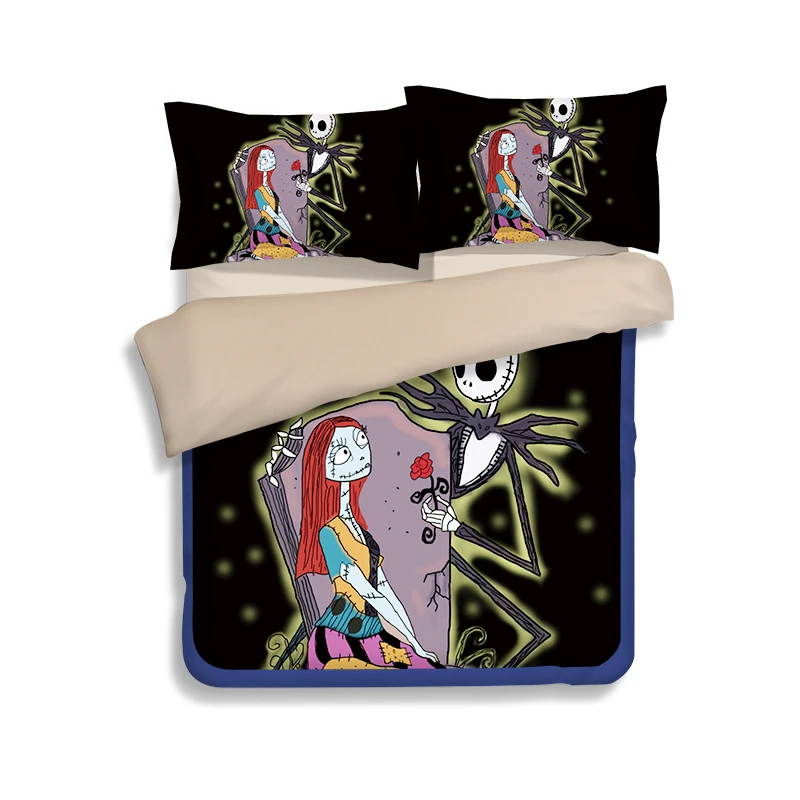 Комплект постельного белья зомби девочка из 3 предметов|bedding set 3pcs|king setgirl duvet |