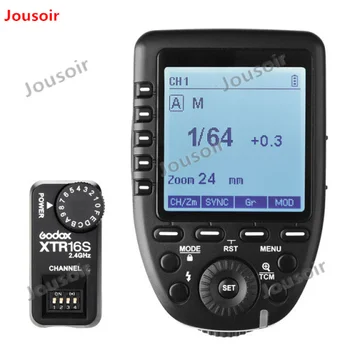 

Godox XPro-F Transmitter TTL HSS 2.4G Wireless X System LCD Screen + XTR-16S Receiver for C DSLR Godox V850C V860C CD50