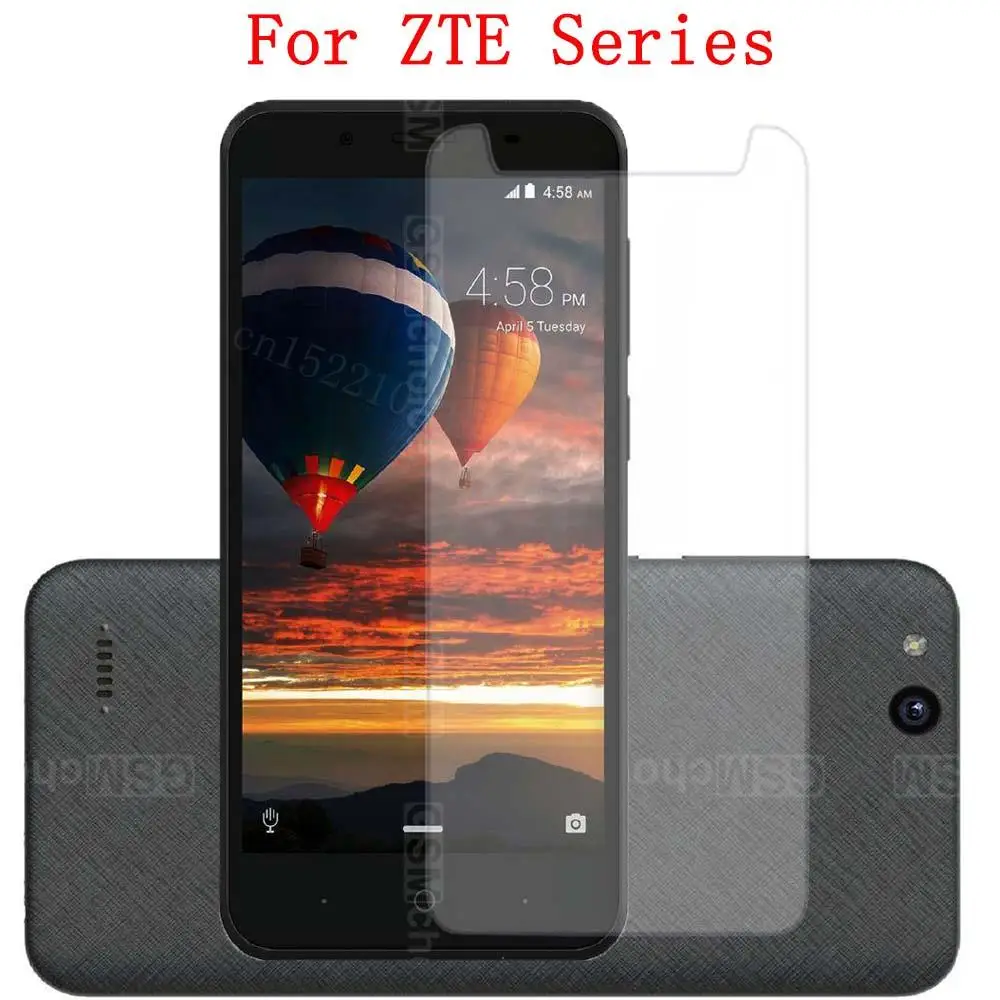 

Ultra Thin Tempered Glass for ZTE V9 Tempo GO zfive G LTE A7 Vita Small Fresh 5s a4 Axon 9 Pro Toughened Screen Protector Film