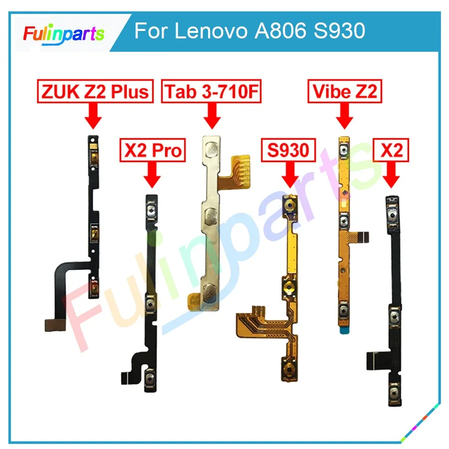 

For Lenovo ZUK Z2 Plus X2 Pro S930 Vibe Z2 X2 ZUK Z2 Pro A7-10 A806 A368T Power On Off Volume Button Up Down Key Flex Cable