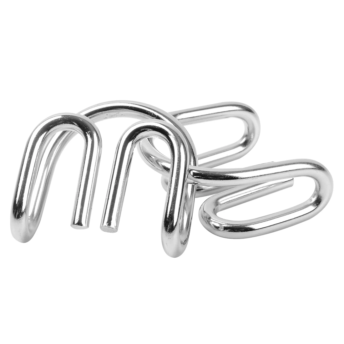 6Pcs IQ Brain Teaser Set Metal Puzzle + Wooden Kong Ming Lock for Children Adults MT1142