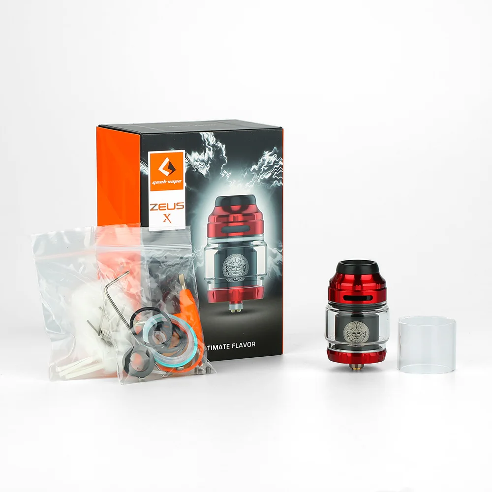 Оригинальный бак GeekVape Zeus X RTA 4 5 мл двойной дымоход Postless Build Deck электронная