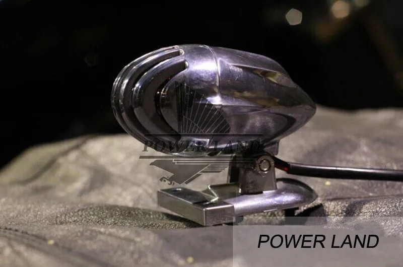 Bullet Invader Torpedo taight Old School Тормозная лампа мотоцикла Finned Prison Rodder серебро гриль для