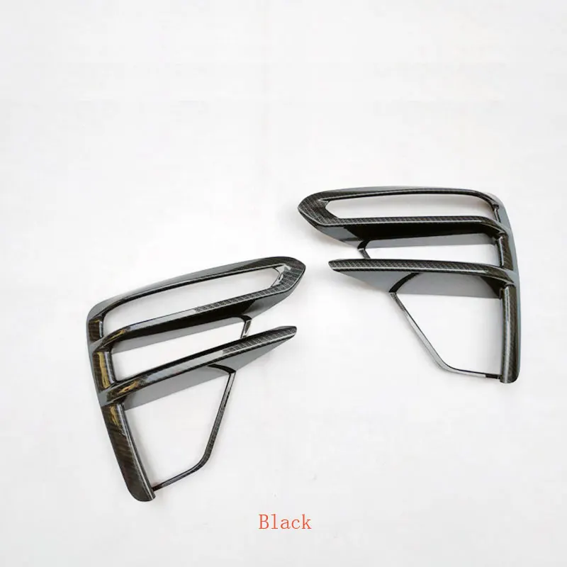 

for Kia Cerato K3 4 2019 Chrome Front Fog Light Trim Cover Abs Plastic Colors Carbon Fiber Car Styling Accessories 2 Pcs