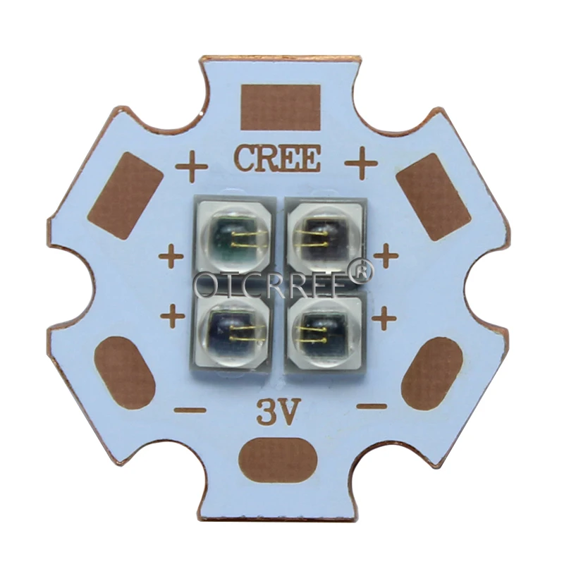 EverLight 3535 4 чипа 4-светодиодный s 3V6V12V 10 Вт инфракрасный ИК 850nm 940nm 730nm высокомощный светодиодный Диод с 20 мм медной печатной платой