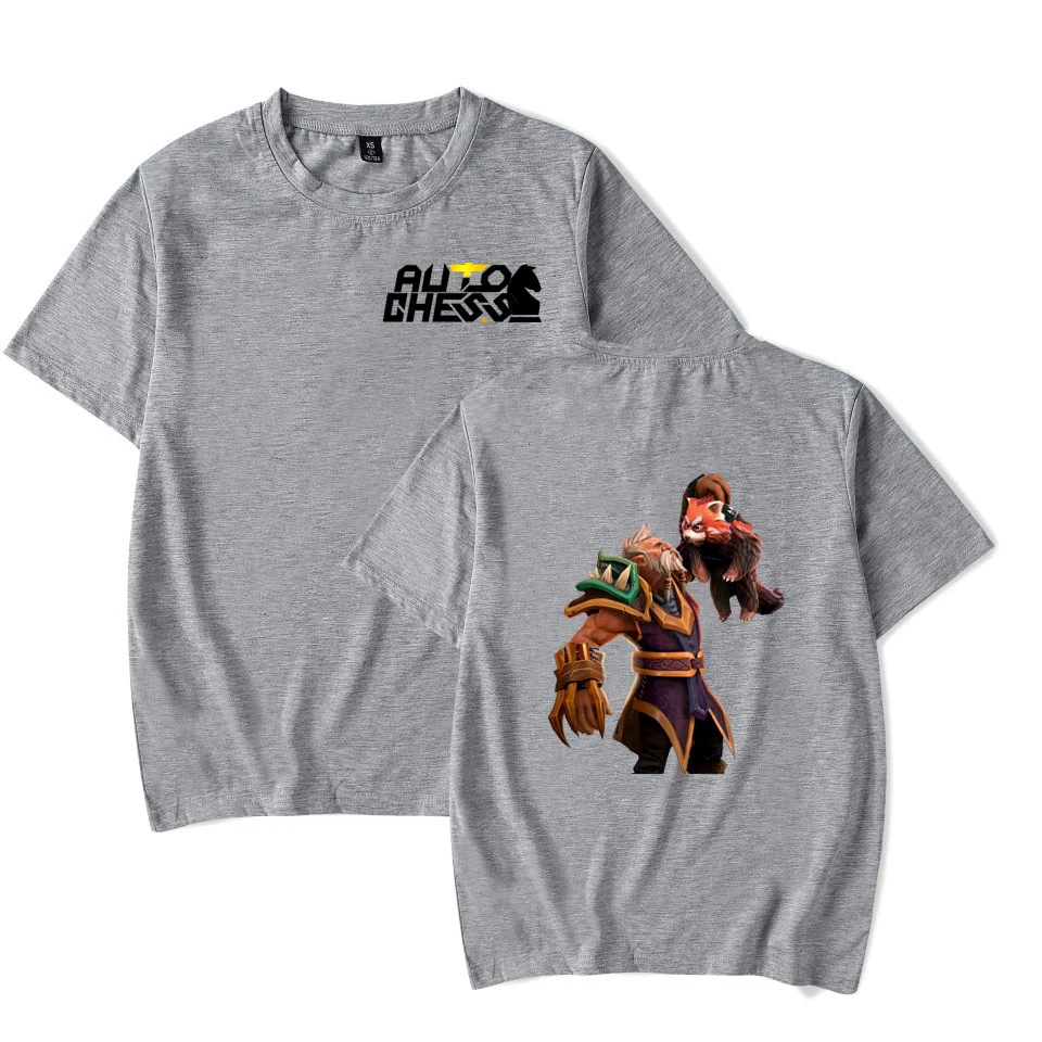  Game Dota AUTOCHESS t shirts Summer cotton Comfortable Tops Leisure Game Auto chess tshirt Men/Wome