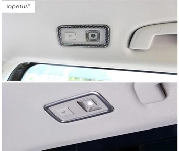 

Lapetus Accessories Fit For Volkswagen VW Tiguan 2016 - 2020 ABS Rear Roof Reading Lights Lamp Cover Kit Matte Carbon Fiber Look