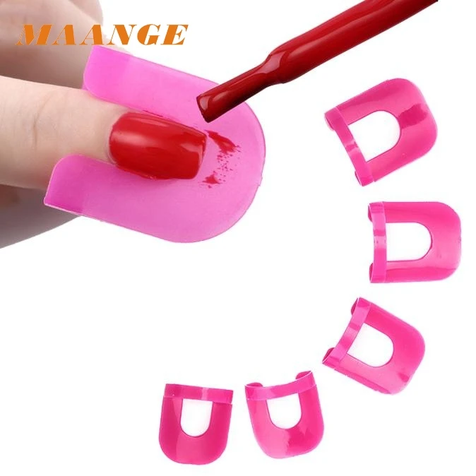 

2017 Hot 26pcs Nail Polish Glue Model Spill Proof Manicure Protector Tools+ 1 PC French Manicure Nail Stickers Mar21
