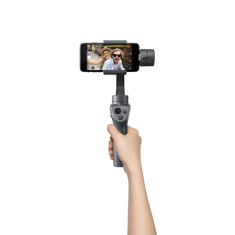 DJI Osmo Mobile 2 ручной карданный 3-осевой Карманный шарнирный стабилизатор для камеры телефона стабилизатор для iPhone 8X samsung huawei Xiaomi гладкая