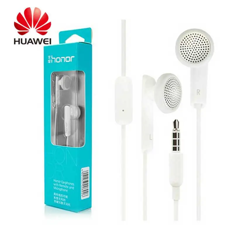 100% оригинальные наушники Huawei Honor с микрофоном для iphone 5 универсальная Розничная
