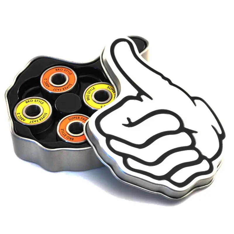 برو ABEC-3/ABEC-5 محامل ألواح التزلج 8 قطعة/المجموعة تحمل ل لوح تزلُّج Longboard سكوتر زلاجات دوارة تحمل 7 كرات