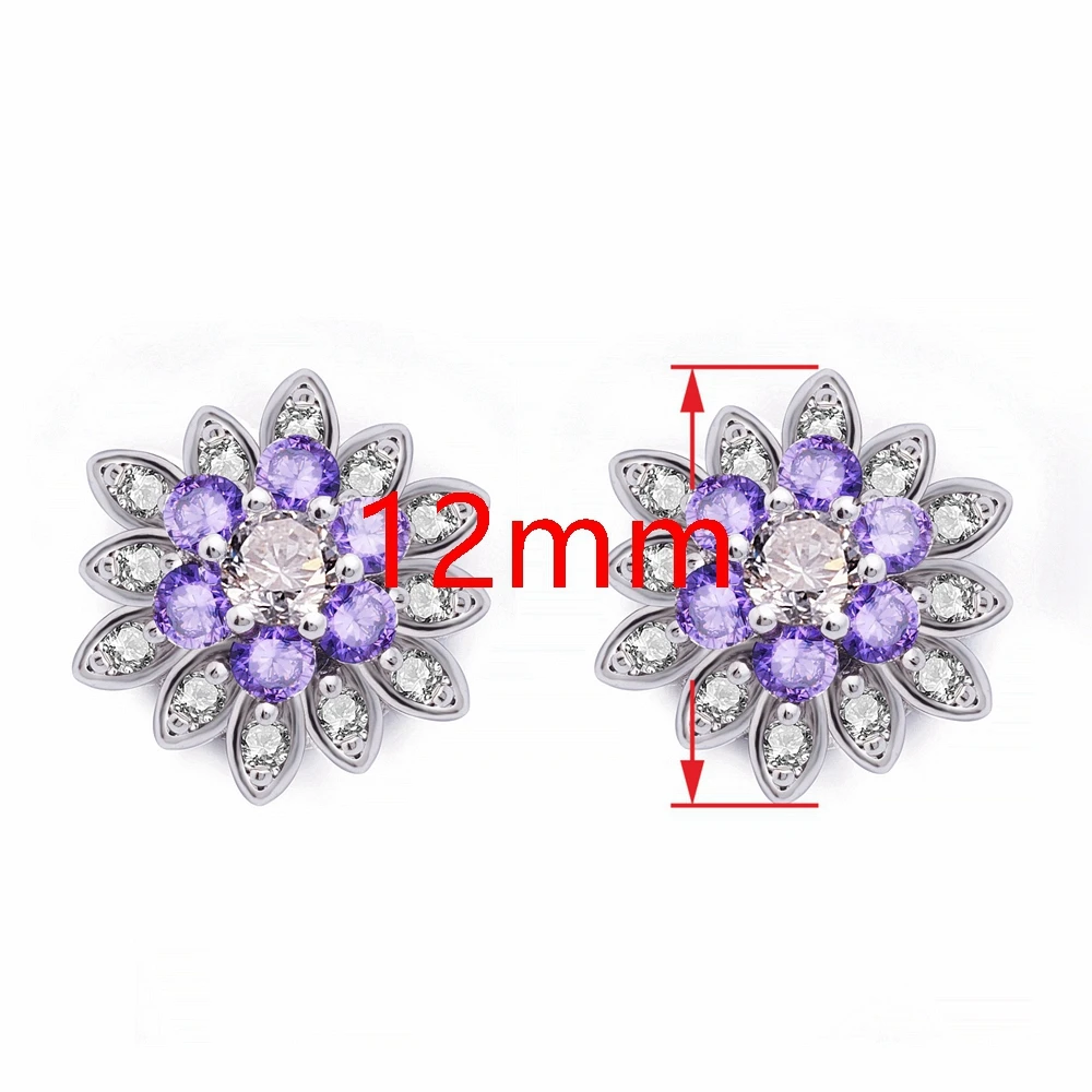 Серьги гвоздики Yunkingdom K1402 женские в богемном стиле очаровательные модные сережки