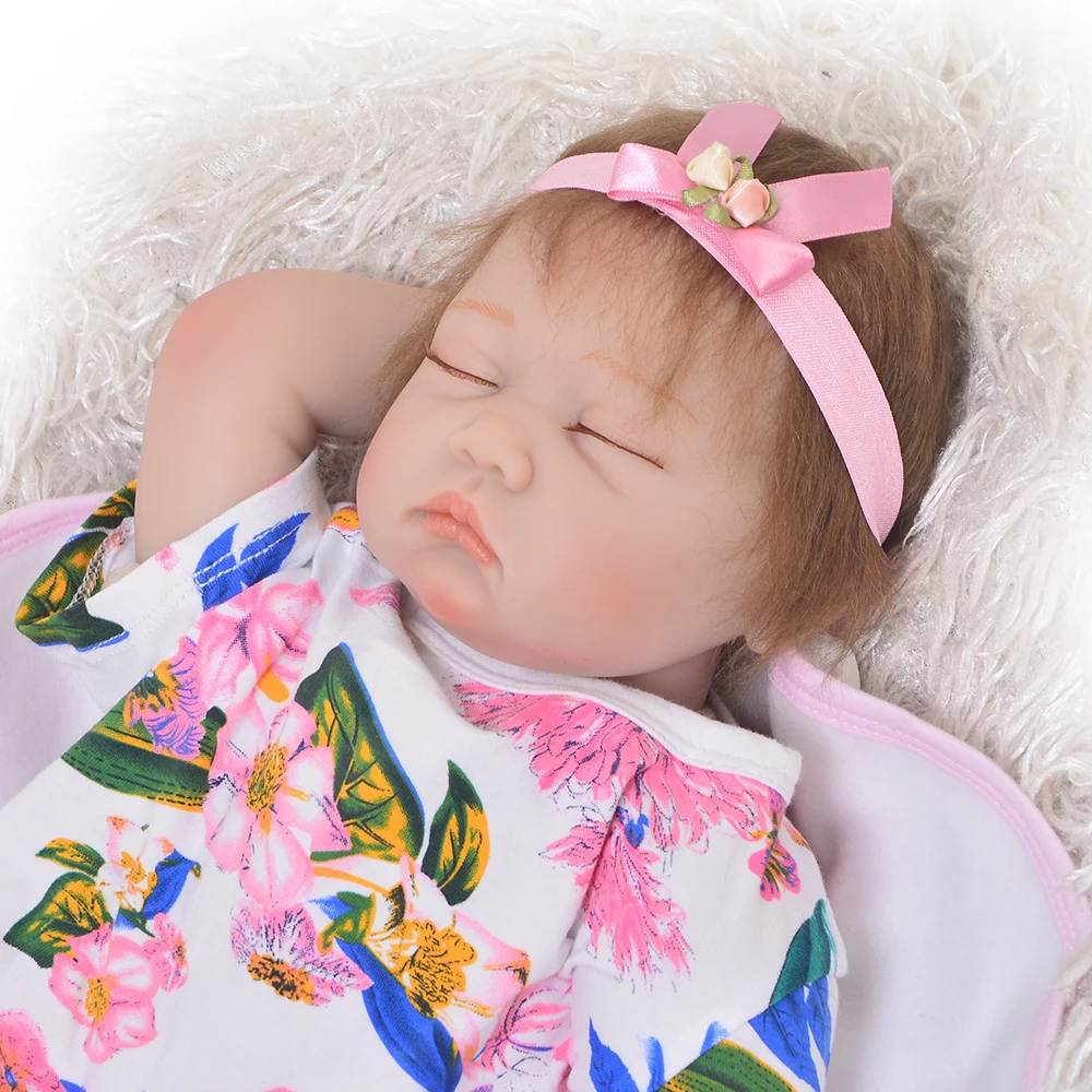 

Bebes reborn silicone baby reborn dolls 22inch 55cm real alive newborn girl toddler doll lol boneca reborn juguetes Reborn gifts