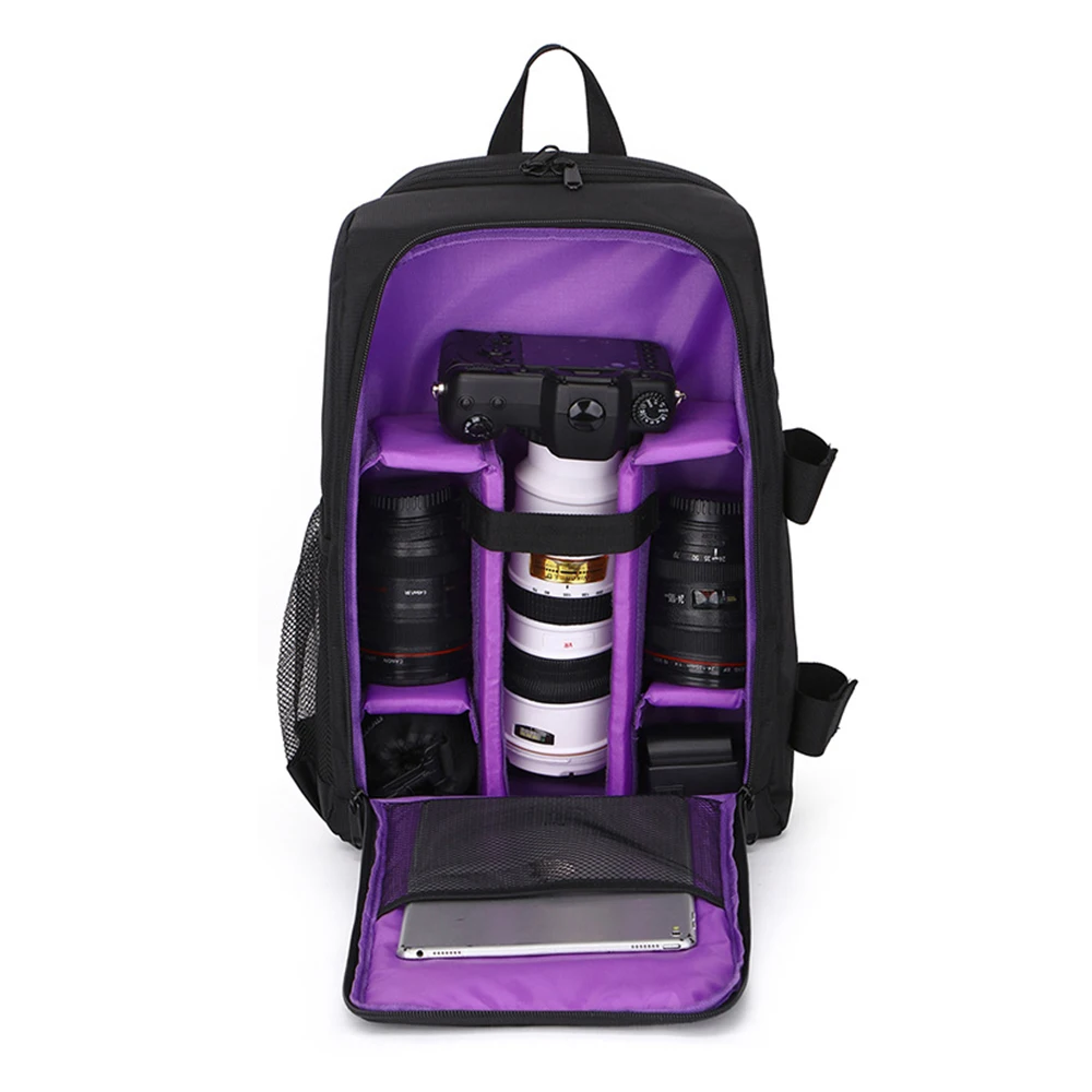 

Waterproof DSLR Camera Bag Functional Camera Backpack Rain Cover SLR Tripod Case for Photographer Canon Camera Bag