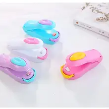 4 цвета опционально маленькая портативная Бытовая запечатывающая машина для еды термоуплотнительная машина импульсный упаковочный пластиковый пакет запайки