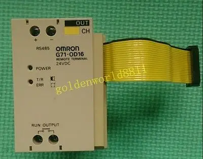 

DHL/EMS OMRON remote terminal G71-OD16 good in condition for industry use -A1