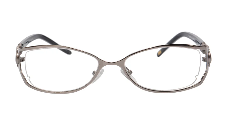 Женские оправа для очков дизайнерские Фирменная оптическая оправа металлические очки розовая оправа цена RM00397
