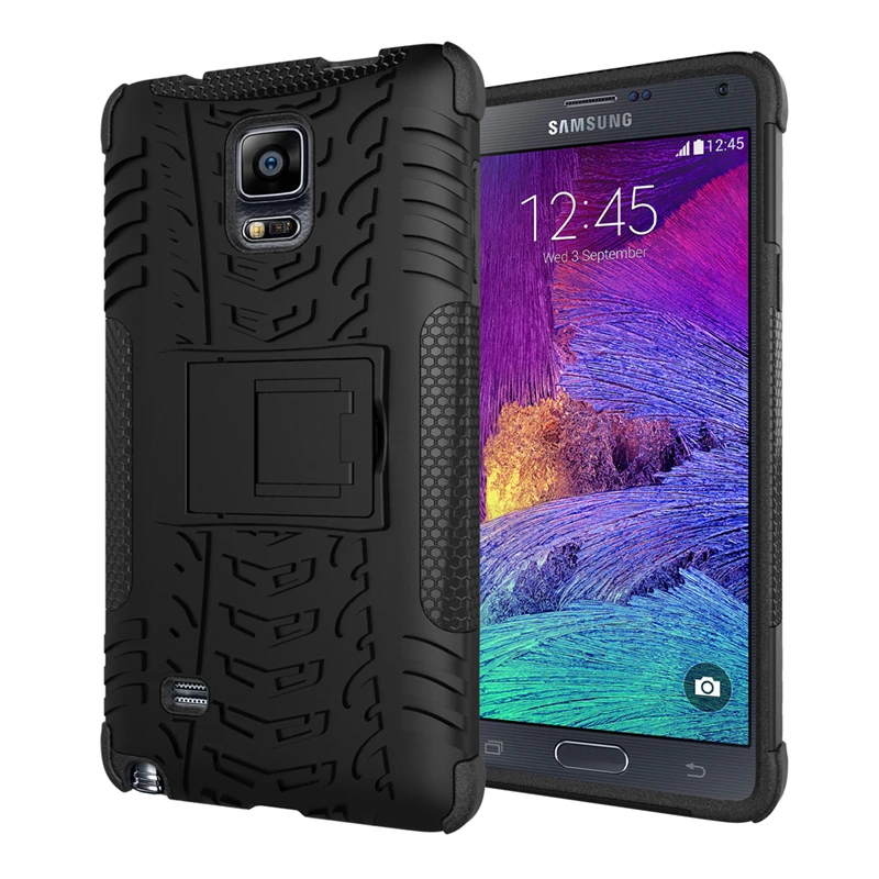 

sFor Cover Samsung Galaxy Note 4 Case Armor Rubber Silicon Phone Case for Samsung Galaxy Note 4 Cover for Samsung Note 4 N910c <
