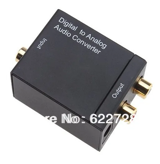 2015 Wholesale 3pcs x Audio Converter Digital Optical Coaxial Toslink to Analog RCA R/L Adapter US/EU/UK Plug |