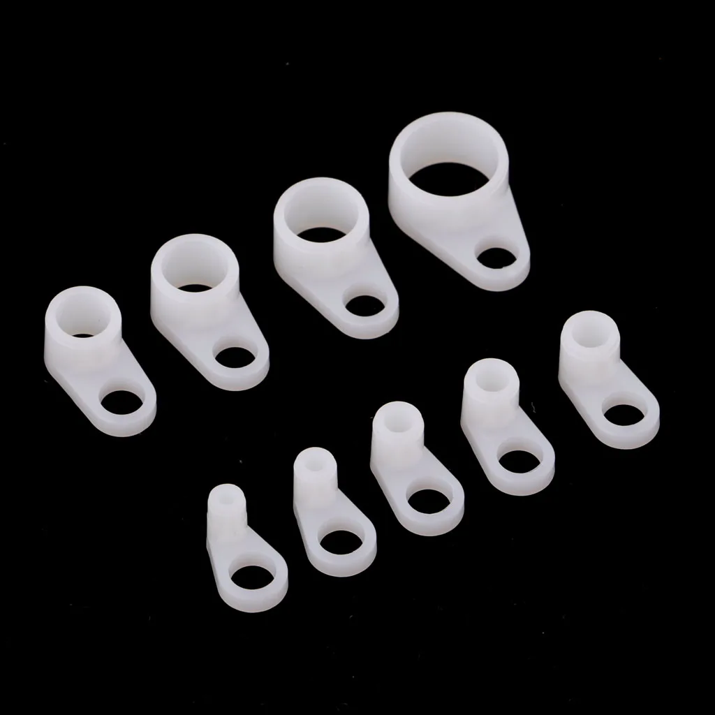 MagiDeal 9 pcs New Replacement Fishing Rod Guides ABS Plastic Eye Ring DIY Accessories for Rod Building Repair Fishing Tools