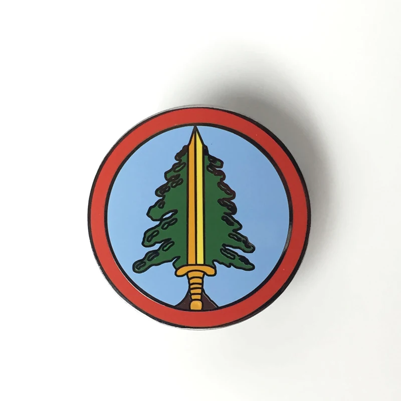 

twin peaks enamel pin