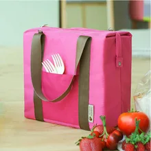 Водонепроницаемый нейлон+ алюминиевая пленка) Женские квадратные сумки для обедов дамские сумки для девочек органайзер для пикника женская сумка bolsa feminina bolso mujer