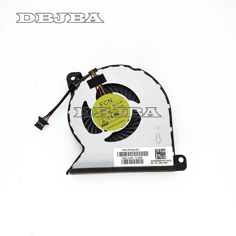 الأصلي ل HP ProBook 450 445 470 G2 767433-001 وحدة المعالجة المركزية تبريد مروحة MF60070V1-C350-S9A