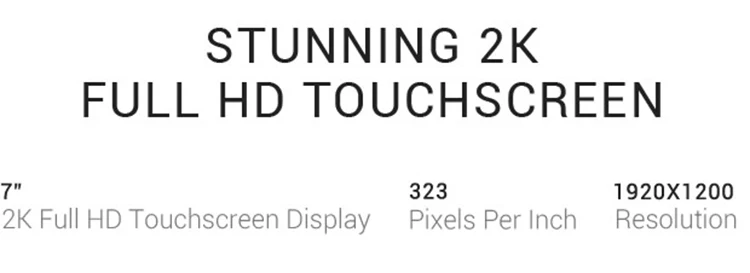 Stunning 2K screen