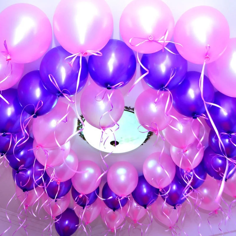 Latex Decoration Balloons Latex Gift Balls Latex Air Balls Purple