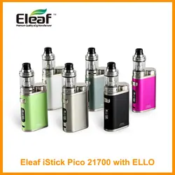100% оригинал Eleaf iStick Pico 21700 с Элло комплект HW2 катушка VW/Bypass/TC/TCR режим 2 мл/4 мл электронная сигарета