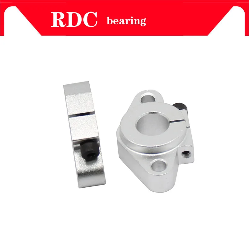 4pcs SHF8 SHF10 SHF12 SHF13 SHF16 SHF20 SHF25 SHF30 aluminum linear Rod Rail Shaft Support CNC Router parts 3d printer parts