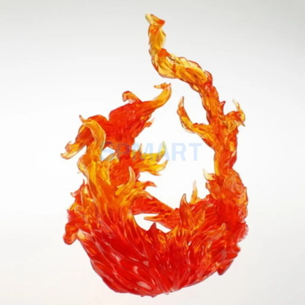 DIY Burning Flame Effect Action Figure Display Stand Support Holder for Gundam Bandai Saint Seiya