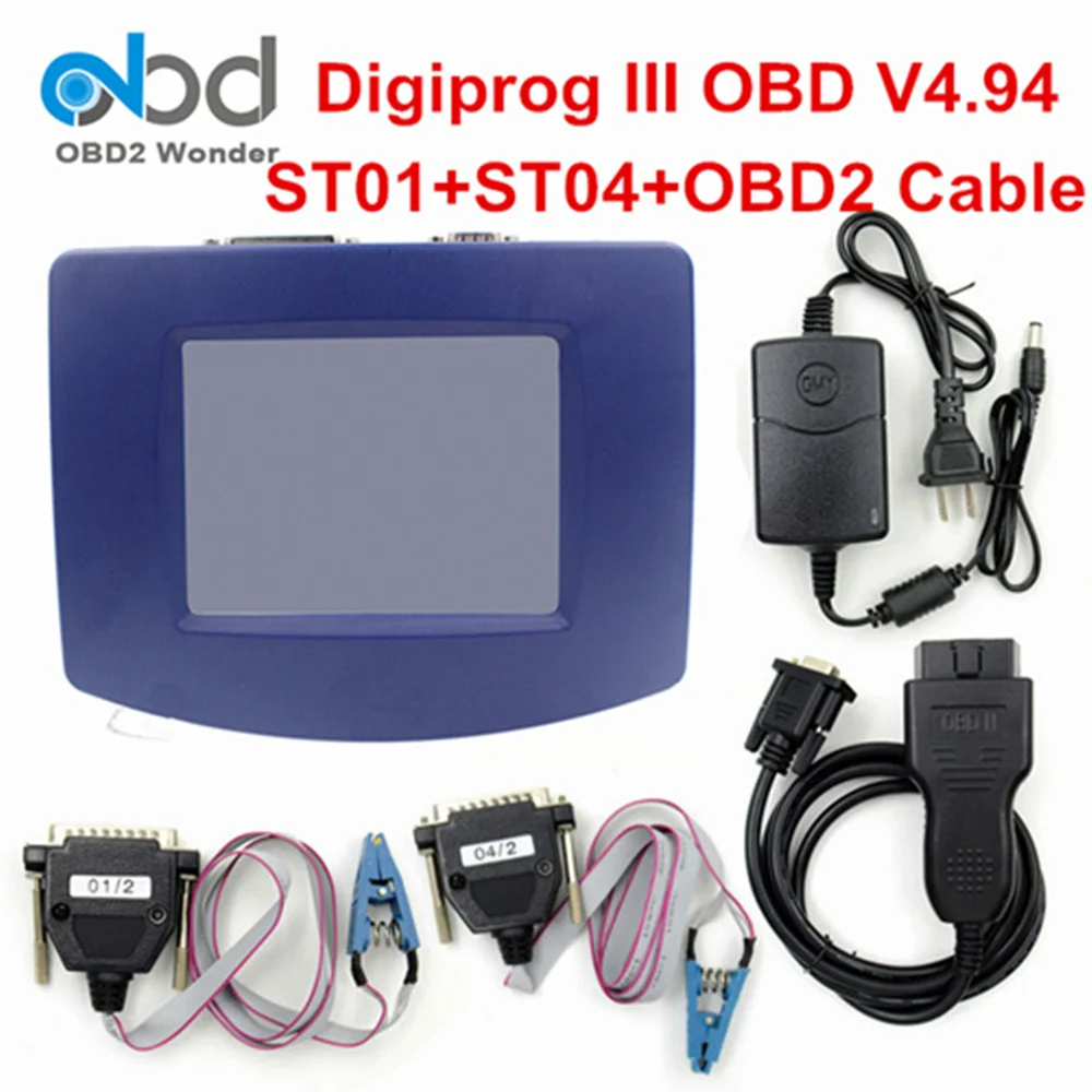 

OBD Digiprog III Digiprog3 V4.94 Odometer Correction Tool ST01 ST04 Digiprog 3 DigiprogIII OBD2 Car Mileage Programmer FTDI Chip