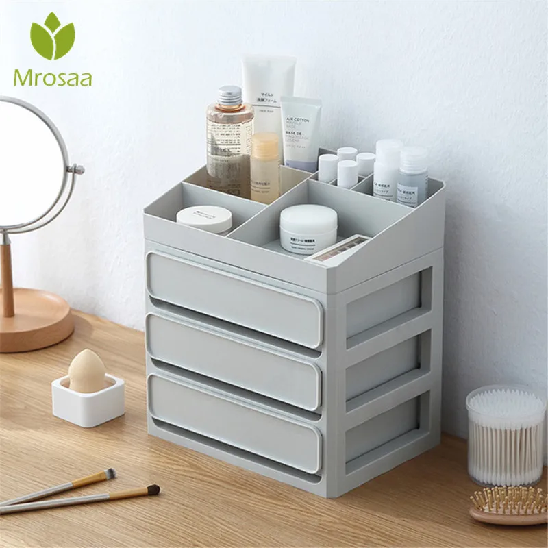 

Home Cosmetic Drawer Makeup Organizer Multi Layer Makeup Storage Box Container Desktop Sundry Storage Case Nail Casket Holder