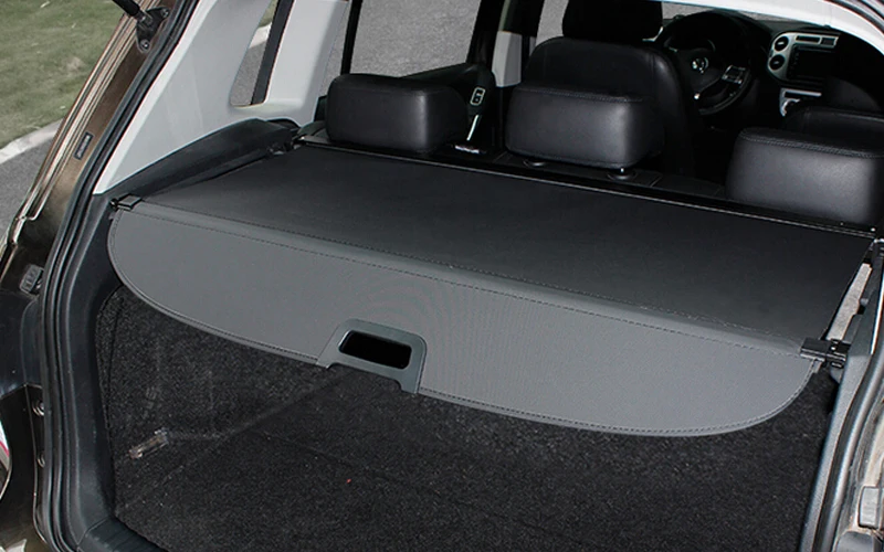 

Aluminium alloy + Fabric Rear Trunk Security Shield Cargo Cover For Volkswagon VW Tiguan 2009 2010 2011 2012 2013 2014 2015