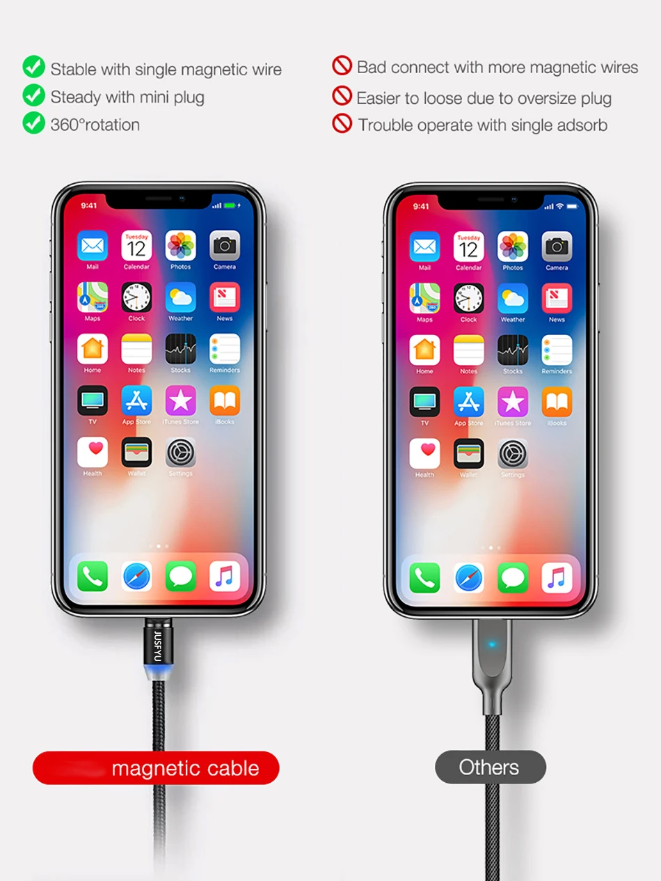 Магнитный кабель Micro usb type-C для iPhone X Xs Max samsung S9 S8 для Xiaomi зарядный нейлоновый Плетеный Магнитный зарядный кабель Cabos