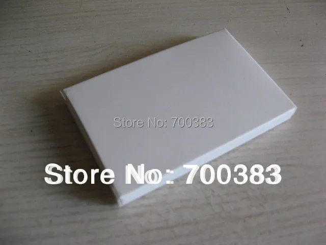 50 штук бумажная Подарочная коробка белая коробка Размер 3,43x2,21x0,36 дюймов 87x56x9 мм электронная упаковка продукта белая карта USB коробка