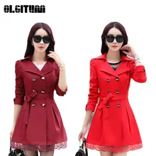 Женский плащ размера плюс кружевное тонкое двубортное пальто женская зимняя верхняя одежда 5 цветов TR004