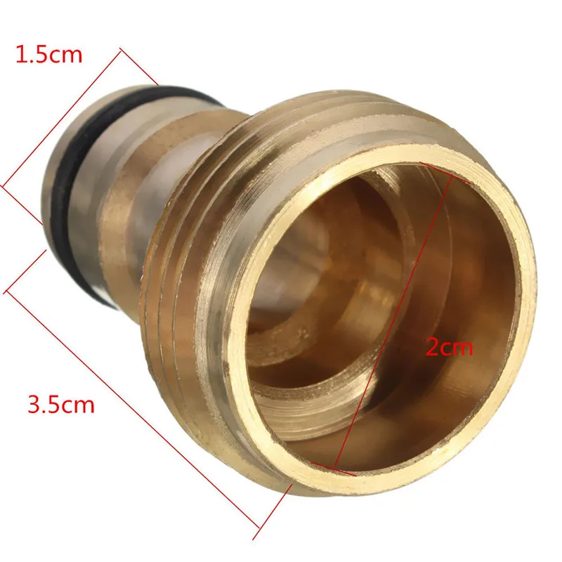 3/4 дюймов латунный садовый шланг трубы трубки быстроразъёмный соединитель оборудование для полива спрей разъем для разбрызгивателя
