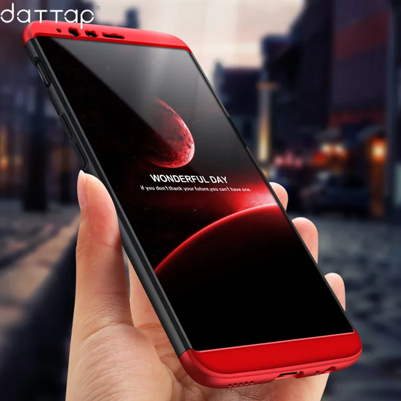 

daTTap Oneplus 5T Case 360 Full Body Protective Case For Oneplus 5T Cover Luxury Hard PC Phone Cases for One Plus 5 T 5T Fundas