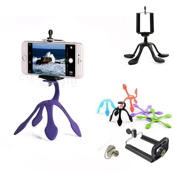 

2018 Newest Mini Flexible Tripod for Mobile Phone Smartphone Travel Outdoor Portable Lovely Gecko Spider Phones Stand Hoders