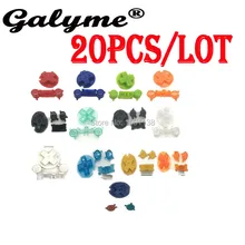 20 шт./партия, цветной комплект кнопок, замена для игровой консоли Gameboy, кнопка включения, кнопки AB, D колодки, замена цвета для мальчиков