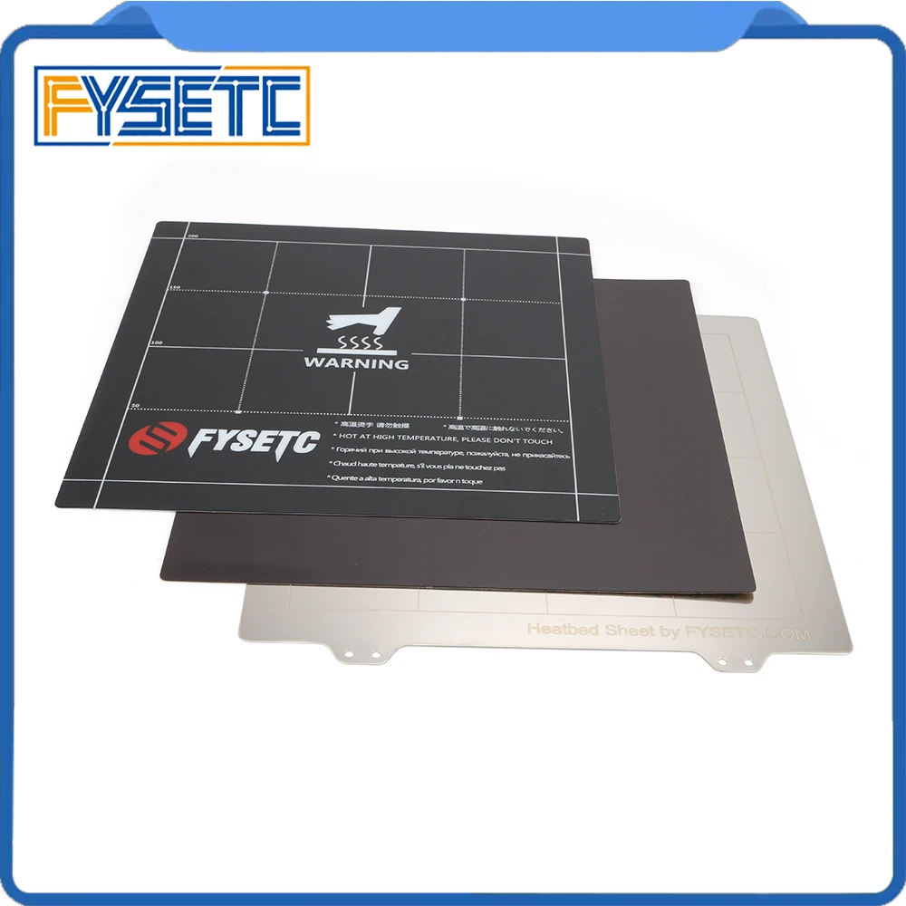 Magnetic Heatbed Build Surface B Plate Sheet For Creality Ender-3 /3s Tevo Flash 100% High Quality Materials 235x235mm Spring Steel Sheet Plate Sticker