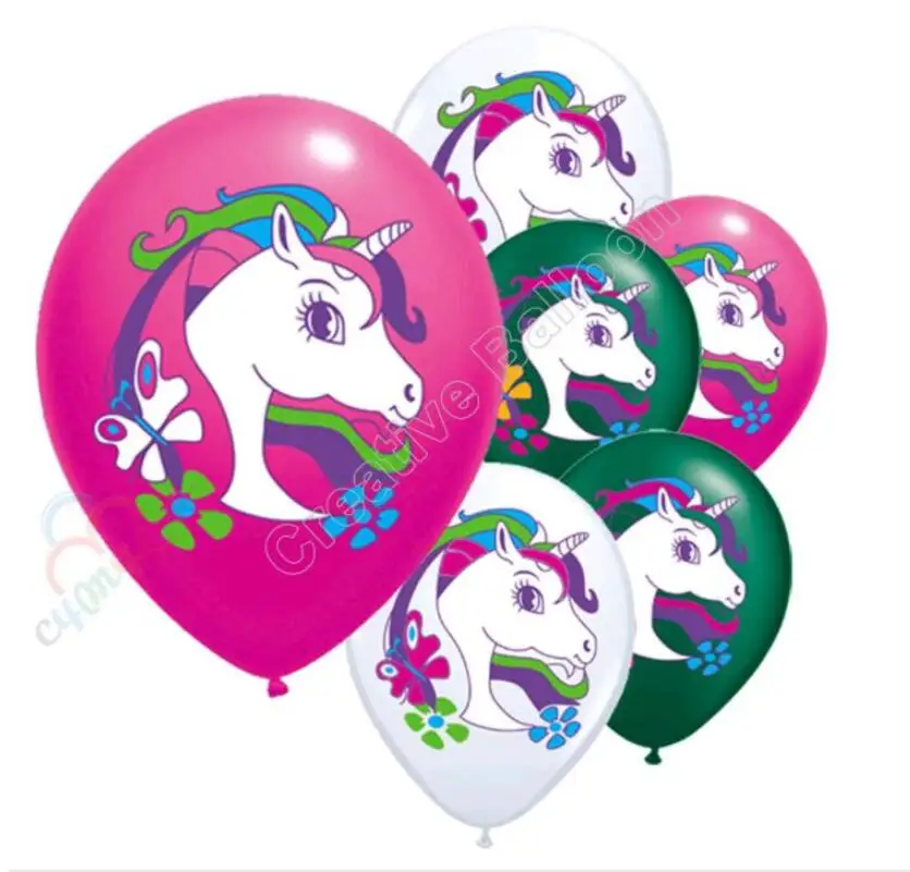 10pcs 12 inch latex balloons unicorn party balloon decoration children