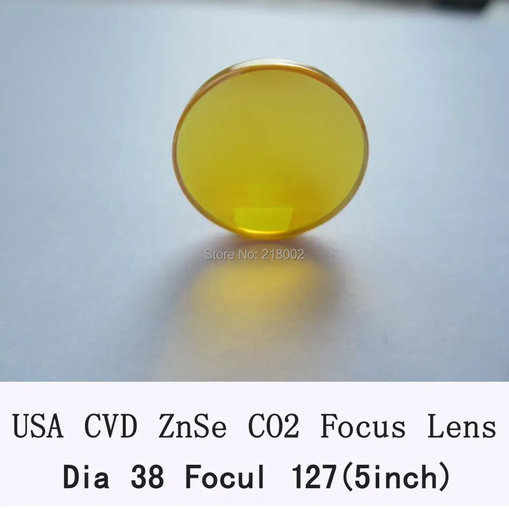 

USA CVD ZnSe Focus Lens DIa. 38/38.1mm FL127mm for CO2 Laser co2 laser engrave machine co2 laser cutting machine