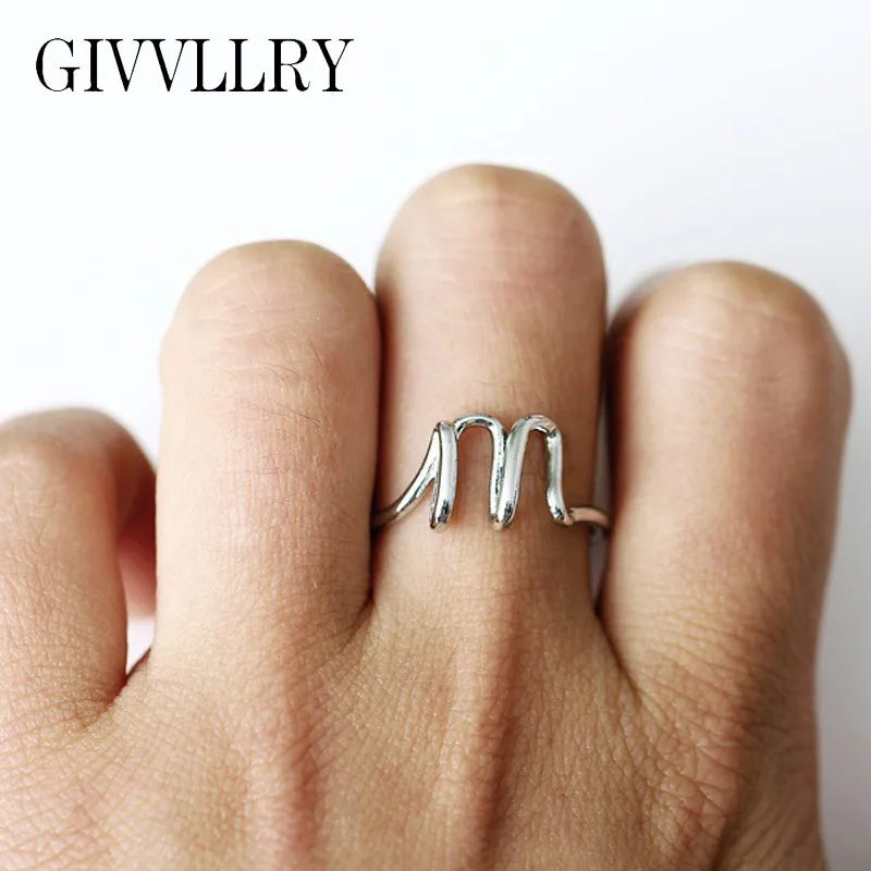

12 pcs US0.74 per 26 Initial Letters Ring for Women Couple Fashion Accessories Creative Gold Silver Knuckle Rings DIY Gifts