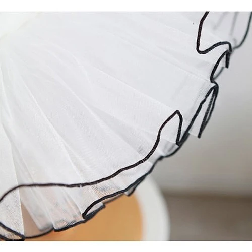 2017 NEW New Girls Ballet Costume Tutu Skirt Child Party Leotards Skirt Dance Skate Dress White 6 size