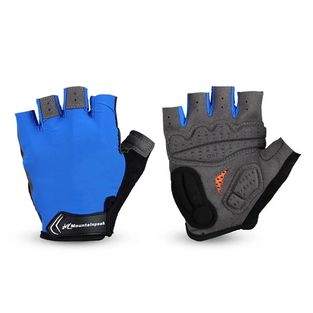 Перчатки для езды фитнес с половиной пальца перчатки для занятий тяжелой атлетикой защита запястья амортизация спортивные перчатки