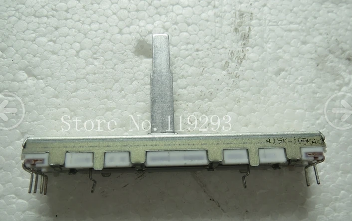 

[BELLA]Japan ALPS 6 cm 100KAX2 straight slide potentiometer potentiometer push-pull double handle 25MM--10PCS/LOT