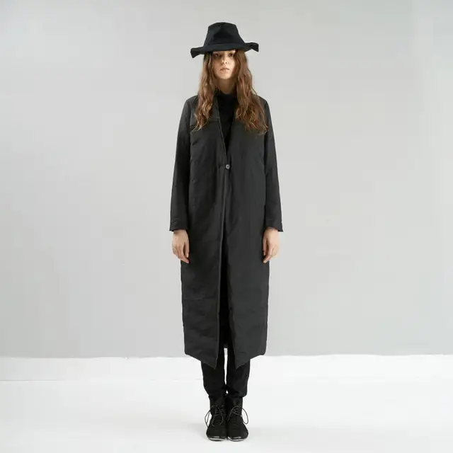 Cheap On the original designer brand women's 2015 new winter Ranger two black long down jacket